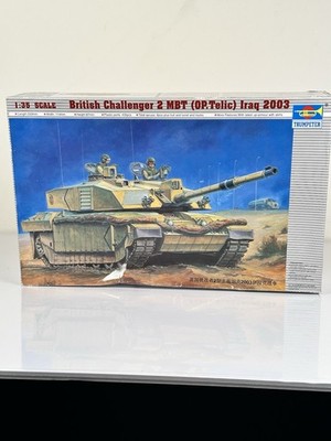 Trumpeter 1/35 00323 Challenger 2 MBT OP.Telic Iraq 2003 NIOB Model Tank Kit