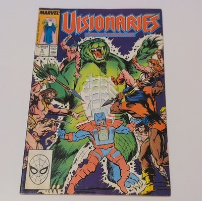 Visionaries #5 (Marvel Comics 1987)   Arzon, Cryotek, Merklyn, Galadria