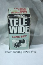 TELEPHOTO  WIDE ANGL LENS SET for NEW CANON SURE SHOT AUTOFOCUS CAMERAS NEW