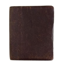 Organizzatore pelle Montblanc vintage anni 50 raro pelle morbida marrone da collezione