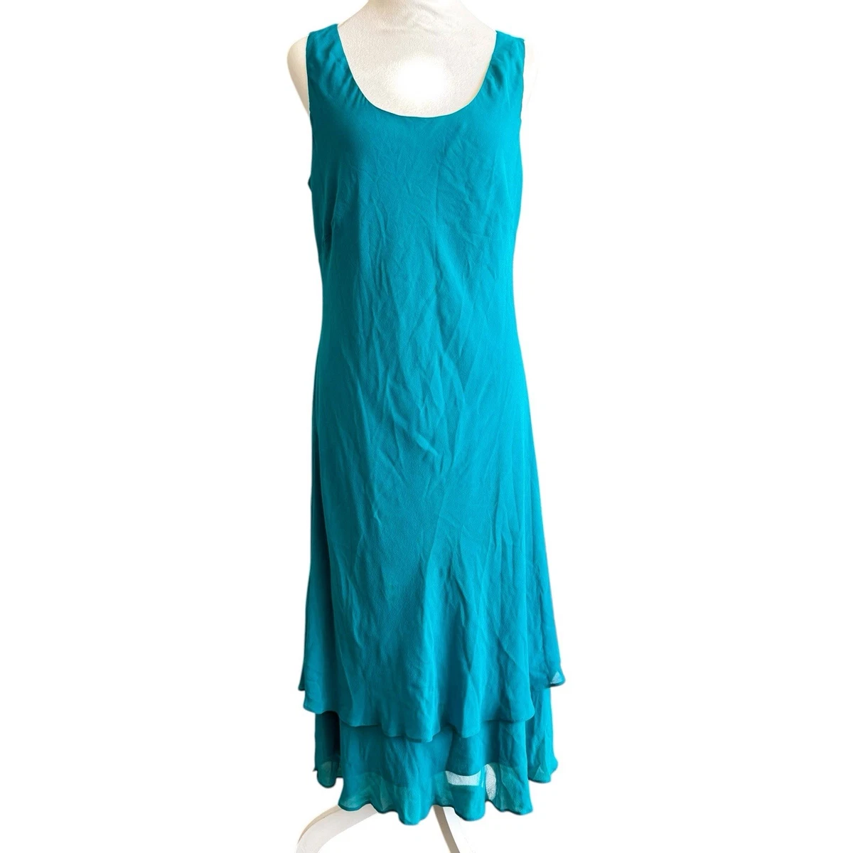 knee length dresses for ladies Pleated Chiffon Floral Midi Dress