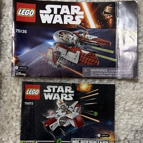 LEGO Star Wars Illustrated Instruction Manual Booklet Lot  of 14 sets +bonus
