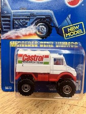 1990 Hot Wheels 158 Mercedes-Benz Unimog 5673 castrol research team 🛞🛞