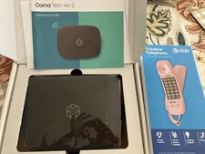Ooma Telo Air 2 And Pink AT&T trimline Corded Phone