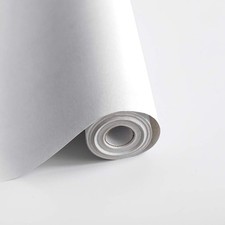 118"x17.7" Peel and Stick Wallpaper White Contact Paper Waterpoof Self