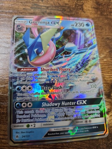Pokemon Greninja GX 24/131 Forbidden Light