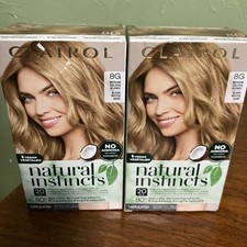 Clairol Natural Instincts Hair Dye, 8G Medium Golden Blonde Hair lot 2