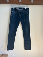 AG Adriano Goldscmied Men's The Matchbox Slim Straight Jeans 33x32 Blue Denim