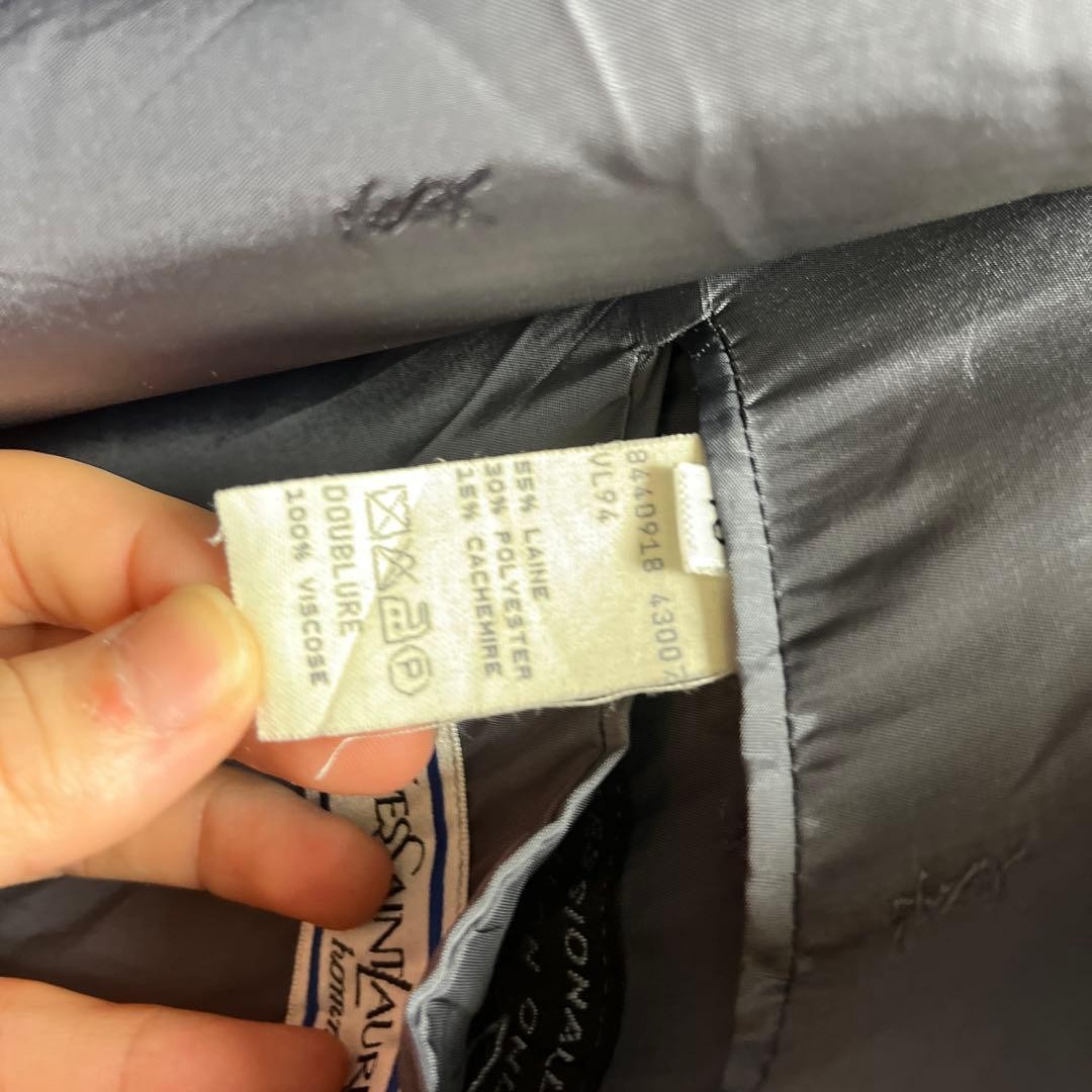 Yves Saint Laurent Cashmere Tailored Jacket 48 thumbnail 8