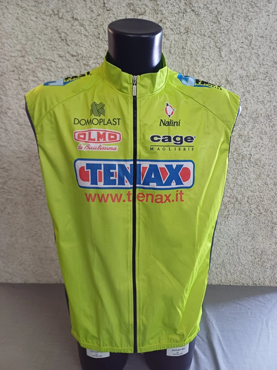 Veste Cycliste NALINI Banesto – Coupe-vent XXL, Bleu, époque Smanicato, Pile Synthétique