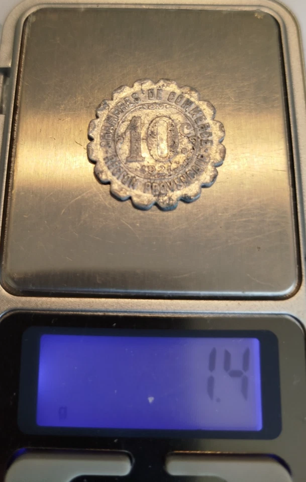 Pièce de 10 centimes 1921 Provence - Photo 3/3