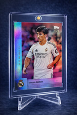 ‎️‍🔥2023-24 Topps REAL MADRID Gonzalo García 1/5 RED FOIL WODERKID MEGA RARE🔥