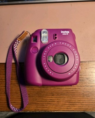 Fujifilm Instax Mini 9 Instant Camera Magenta TESTED + Working