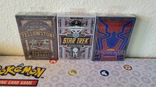 Theory 11 Playing Cards (Yellowstone, Star Trek, Spider-Man(Lot Of 3)