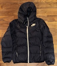 Nike Sportswear Down Fill Hooded Youth Puffer Jacket Black RN 56323 Size L