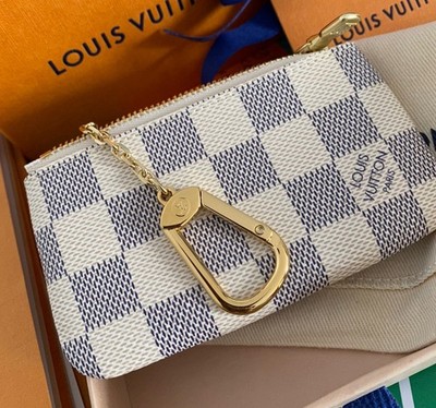 Louis Vuitton Cles Schlüssel Etui Pouch Münz Keychain Key Charm Anhänger