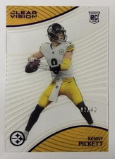 Kenny Pickett 2022 Panini Chronicles Clear Vision Rookies Purple #CVR-1 #/49