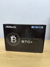 ASRock H110 Pro BTC+ ATX Mining Motherboard With CPU + Fan + RAM