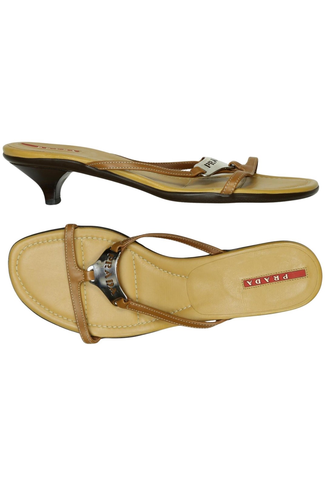 Prada Sandalen Damen Sommerschuhe Sandalette offene Schuhe Gr. EU 40... #v56neih