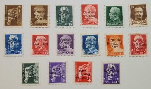 GERMAN OCCUPATION TSAR 1943 ON IMPERIAL SAS 1-16 SEE...