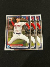 Naoyuki Uwasawa (3) 2024 Bowman Chrome 1st Prospect #BCP-171 Red Sox