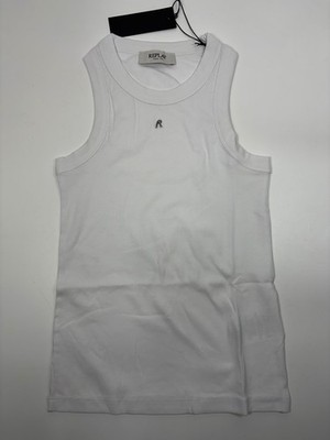 Replay   Fine Rib Tanktop Schwarz Slim Fit | Gr. M | NEU