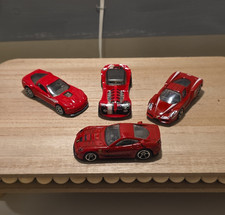 Ferrari Diecast Toy Car Lot 4 - Red Black Assorted Models Vehicles