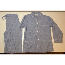 Christian Dior Men's Pajamas Blue/White Large