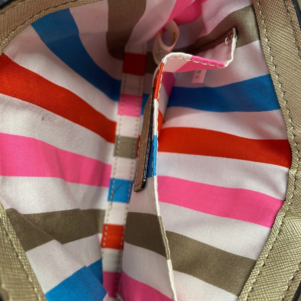 Kate Spade Gold Leather Crossbody Purse Small - Image 4 of 4