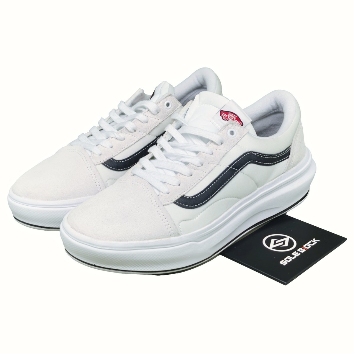 VANS Old Skool Overt Comfycush White - VN0A7Q5EWHT | eBay