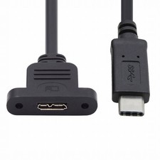 CY Type-C USB 3.0 USB-C Male to Micro 3.0 Type-B Female Screw Mount Type Cable