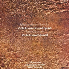 MENDELSSOHN SCHUMANN Violin Concertos HOELSCHER JANOWSKI Eterna 827159 1978 Rec.