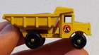 VTG Matchbox Lesney No 6b Euclid Quarry Dump Truck Yellow BPW Diecast England NM