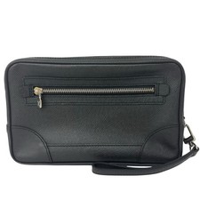 Louis Vuitton Taiga Neo Pavel Ardoise Black Leather Clutch Bag M32902