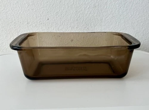 Vintage Pyrex 9" X 5" X 3" Brown Loaf Pan, 213. Free Shipping