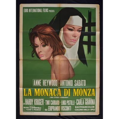 Plakat Die Nonne Von Monza Hardy Krüger Anne Heywood Gravina Visconti A88