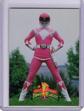 1995 Collect-A-Card Power Rangers The New Season Hobby #35 Pink Power