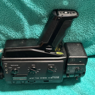 Vintage Bolex 564 XL AF Super 8 Film Camera With Microphone Not