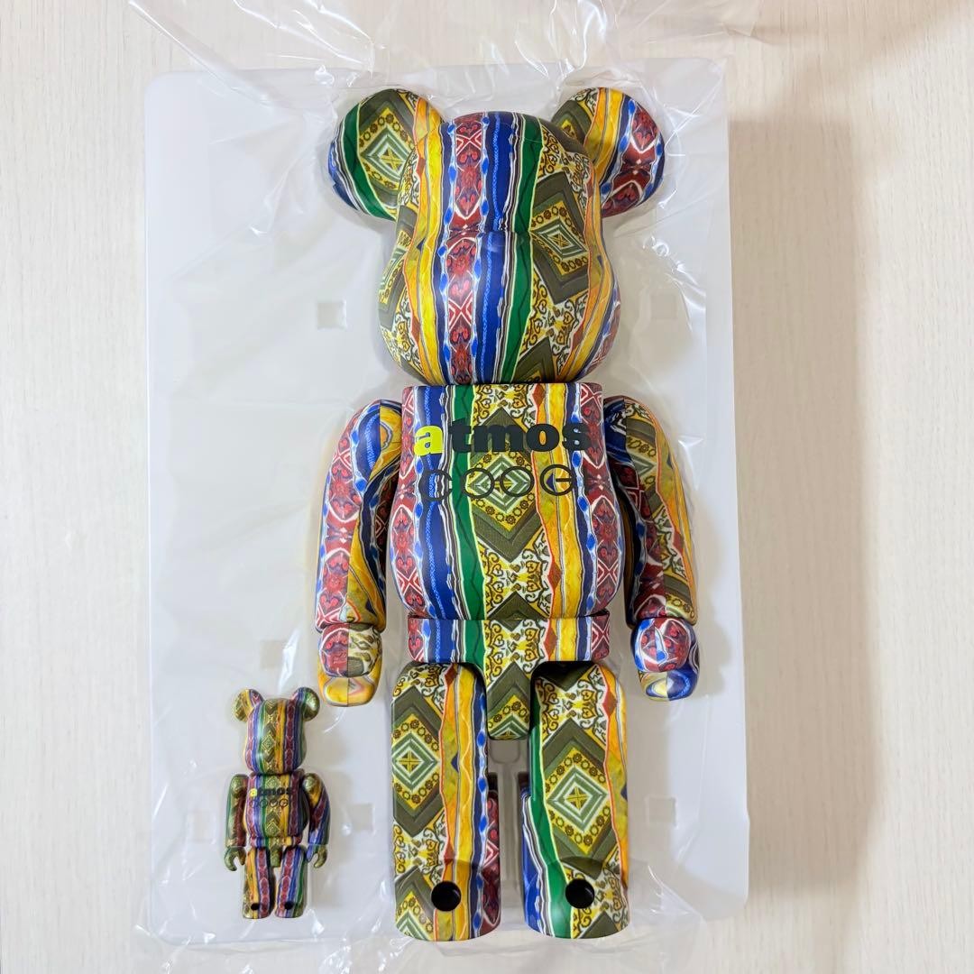 BE@RBRICK atmos × COOGI 100% & 400% atmos x UBIQ x Medicom Toy BE