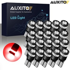 20pcs Canbus RED 194 168 W5W T10 LED Car Dash Parker Light Globe Bulbs 24smd