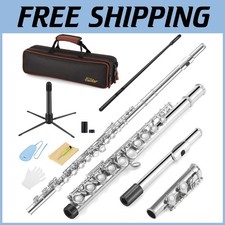 Student Flute Bundle - Nickel Finish