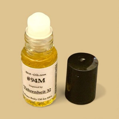 Fahrenheit 32 Cologne Body Oil Uncut Concentrated 1/6oz Roll On Bottle for Men