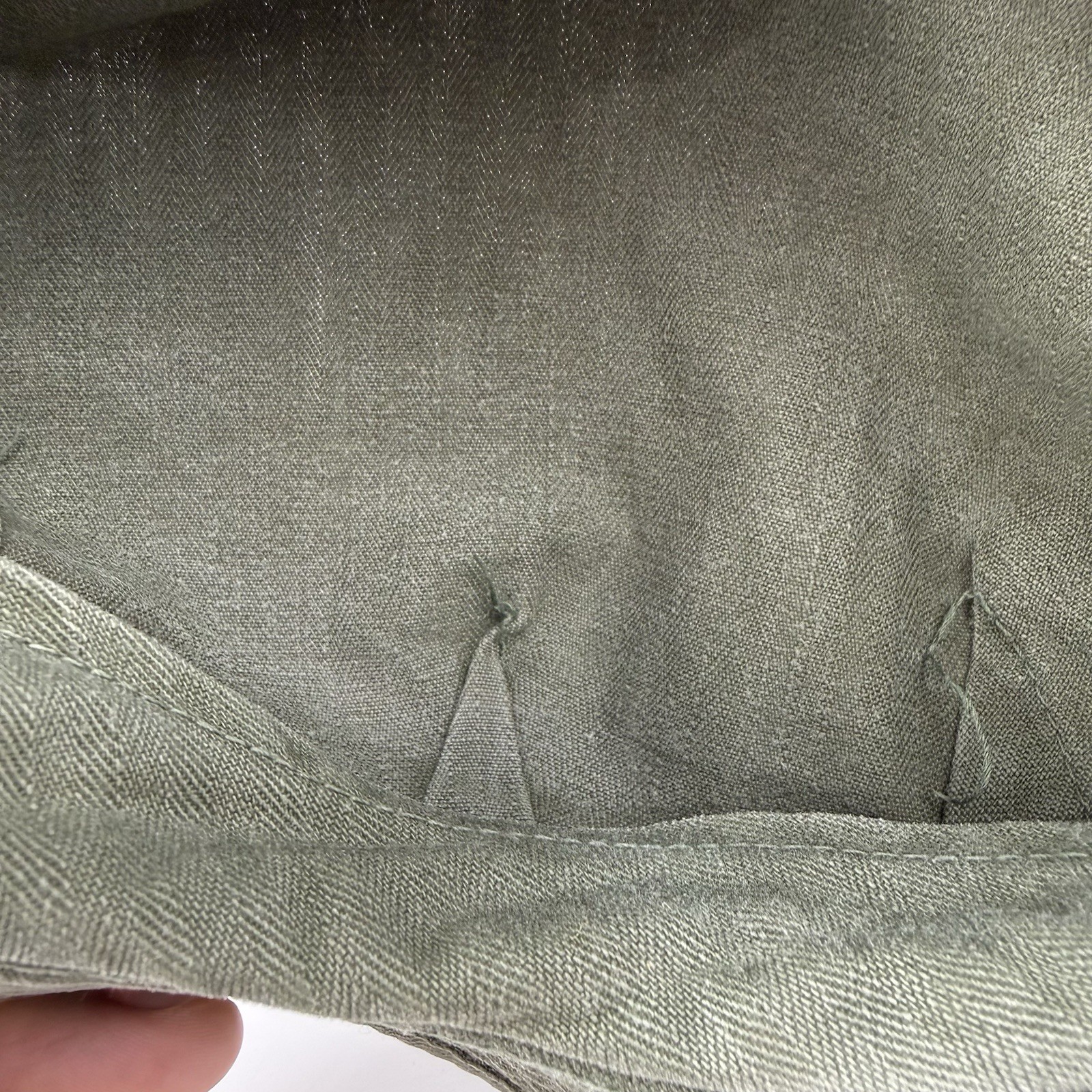 Vintage WW2 Era US Army Utility Field Cap Hat HBT Herringbone Twill | eBay