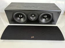 Polk T30 Center Surround Sound System Channel Speaker - Black - Tested Good