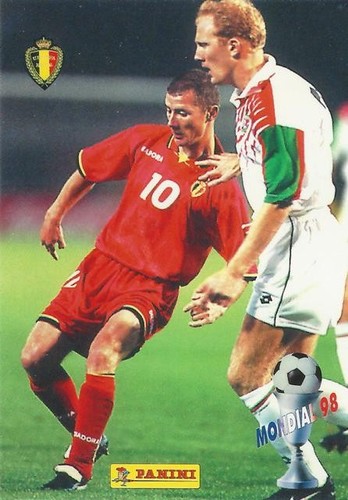 1998 Panini World Cup France '98 Belgian National Team Set Commons (81-90) - Picture 21 of 40
