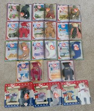 Set of 14 Retired TY McDonald's Special Super Stars Teenie Beanies 2000 NIB