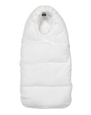 Sacco Ovetto Termico Neonato in Microfibra Bianco 01P Pastello