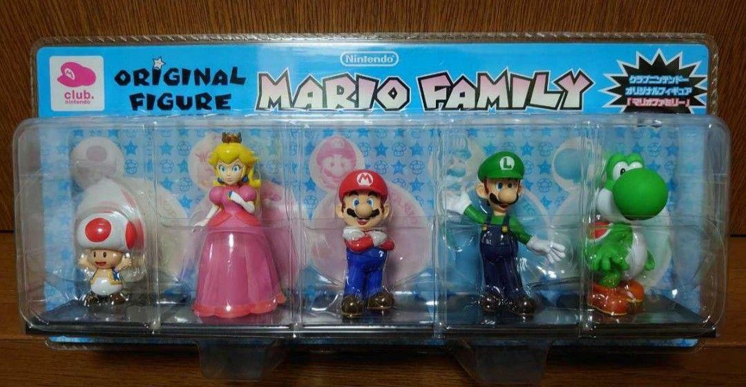スーパーマリオ　SUPER MARIO club nintendo フィギュア Club Nintendo Limited Super Mario Family Figure Set From