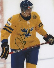 Sweden Oliver Ekman-Larsson Signed Autographed 8x10 NHL Photo COA D