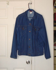 Vintage Big Mac JC Penney Jean Trucker Jacket Size XL/XT Blue Denim